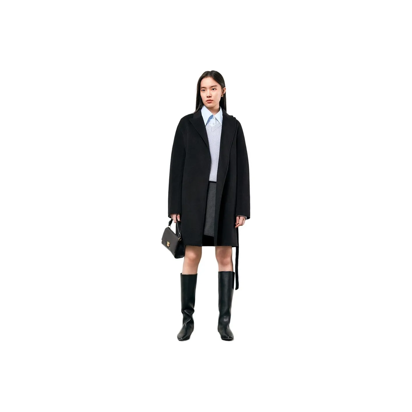 TKY SHOP Coats Women's Black