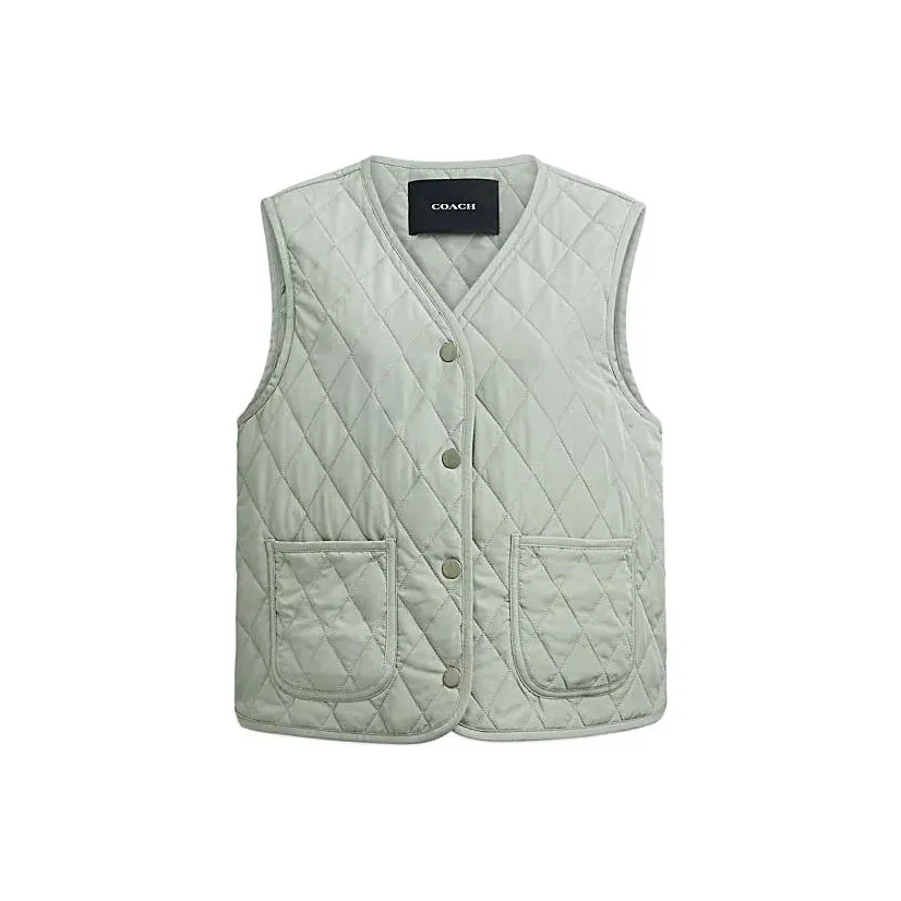COACH Vests Women's Green