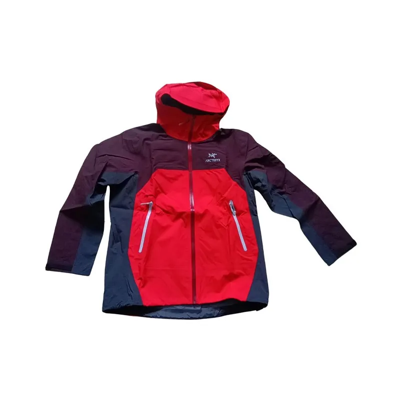 Arcteryx BETA Lightweight Windbreaker Jacket Women's Russet Gray & Red/Dope Red/Maroon/Graphite