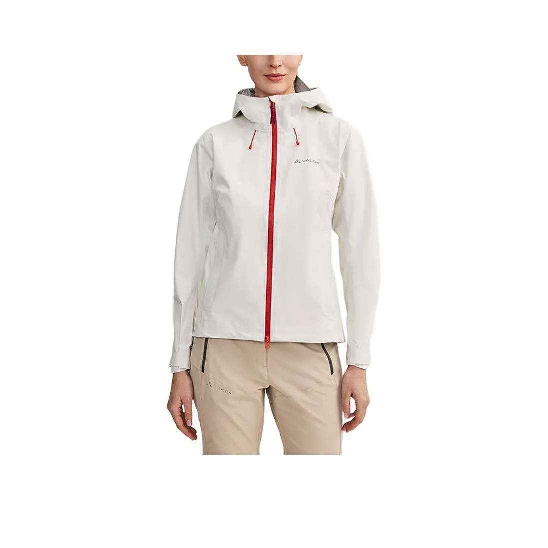 VAUDE Поход Ветровка Женская Пемзовый Серый