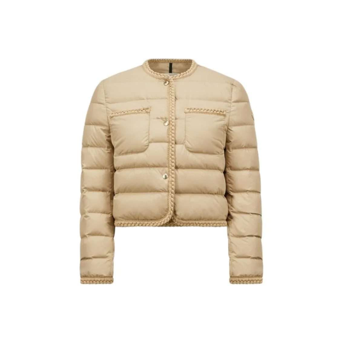Moncler Gencay Braided Trim Short Padded Jacket