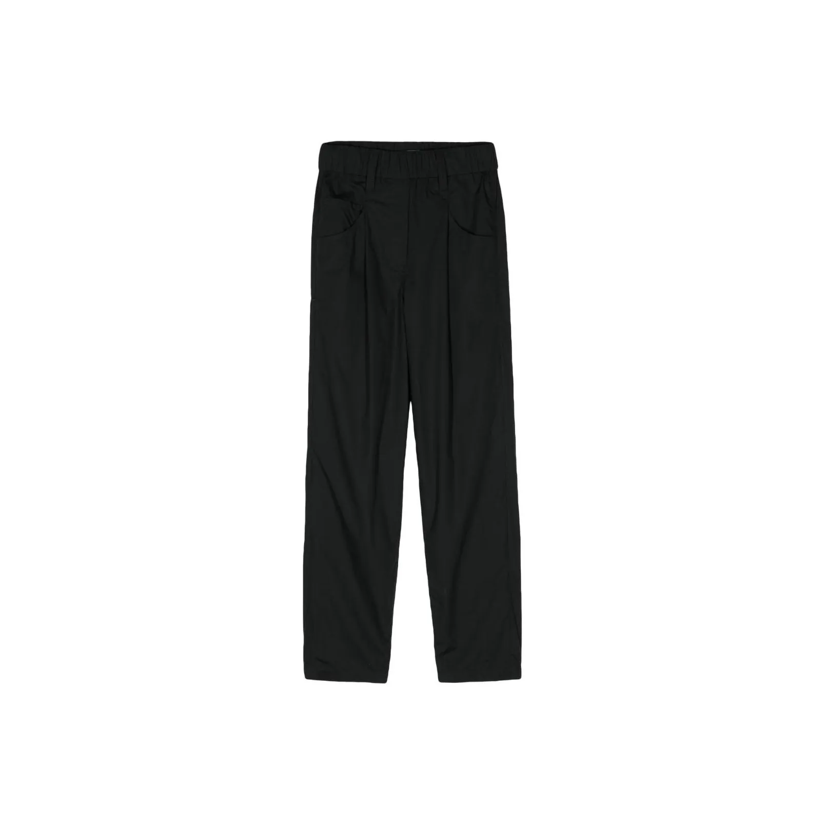 Brunello Cucinelli Elastic Waist Turn Up Brim Trousers