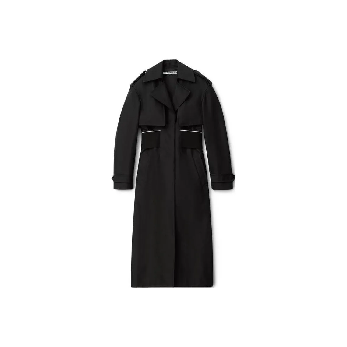 Alexander Wang Trench Coats Women's Black