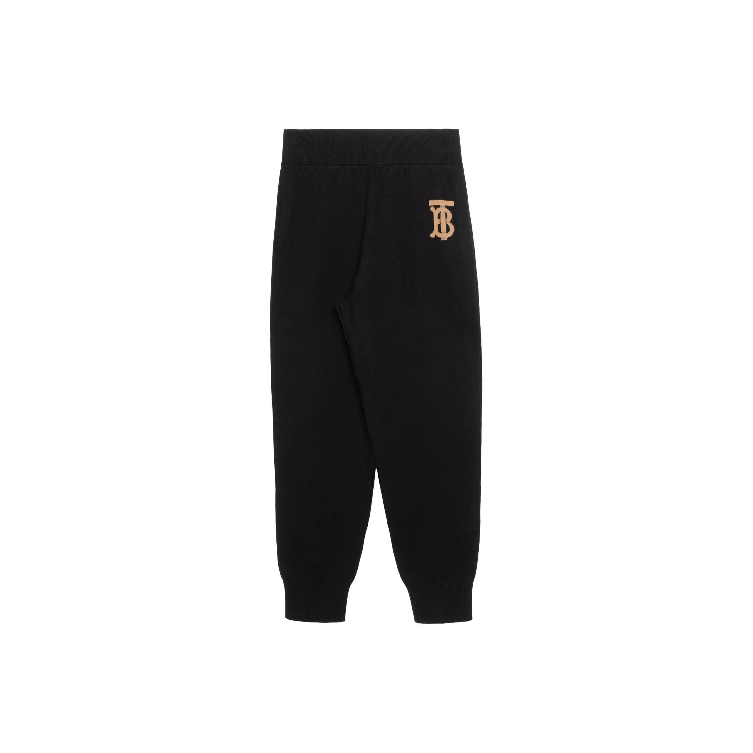 Burberry SS22 Knitted Sports Pants Women's Black