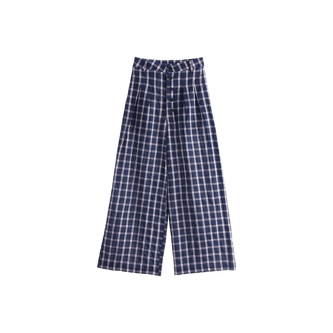 AINUOERMY Casual Pants Women's Navy Blue