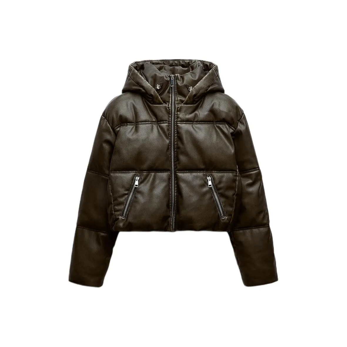 ZARA Puffer Jacket Women's Black