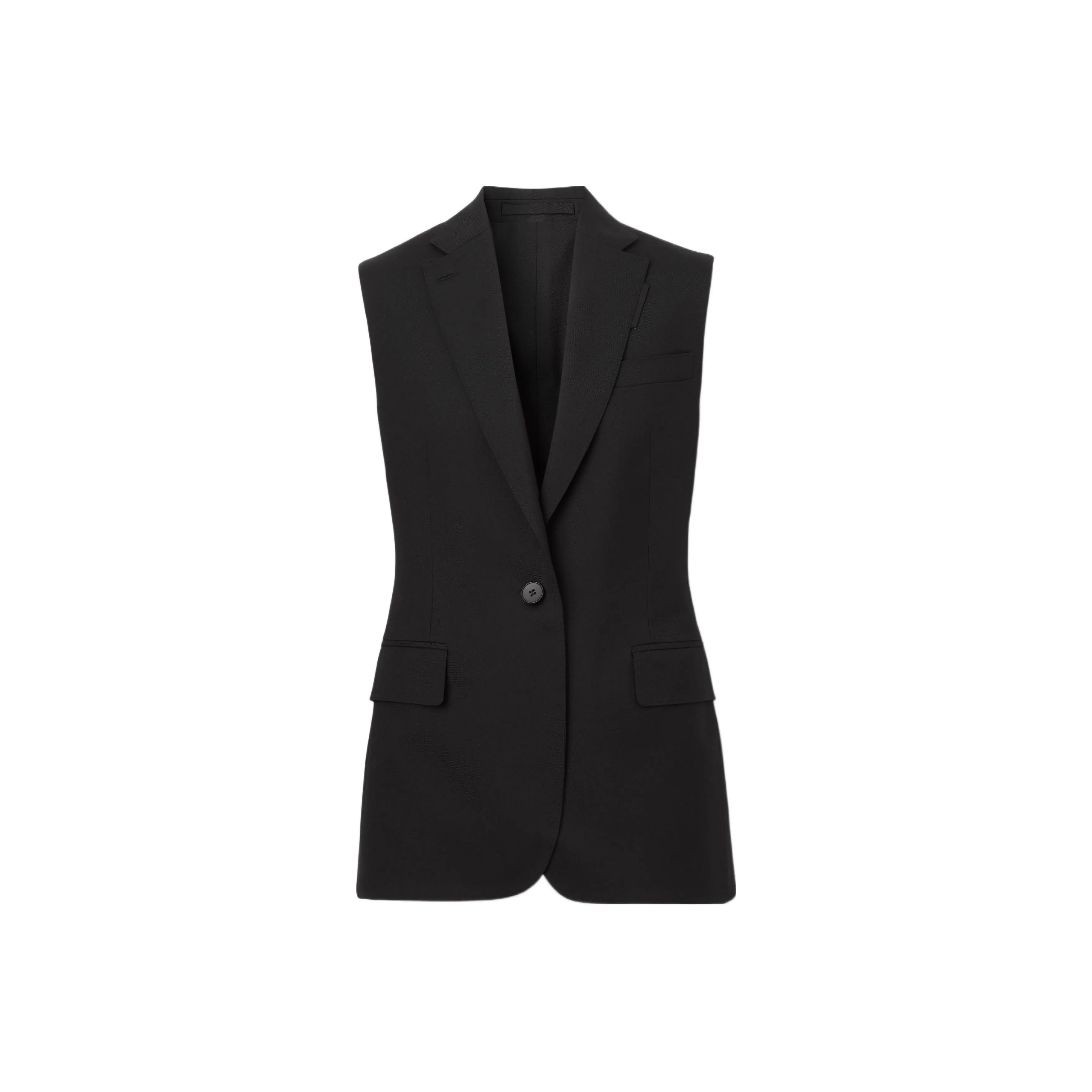 Burberry Sleeveless Tailored Jacket