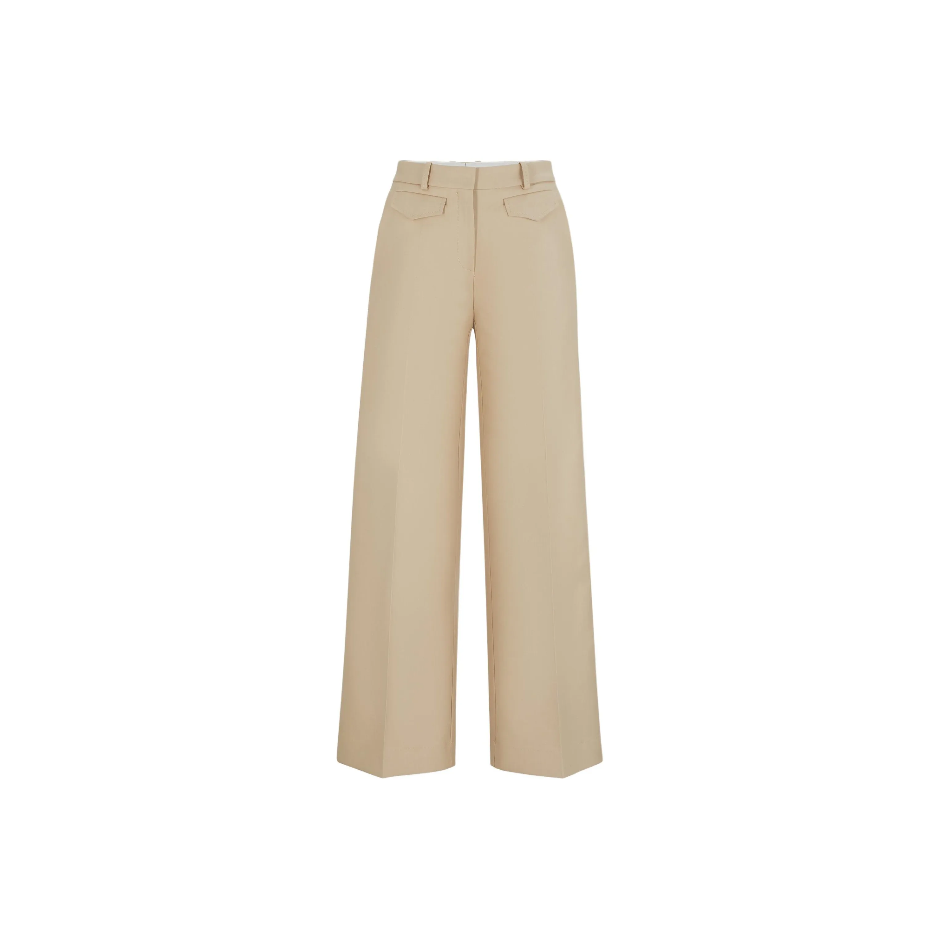 HUGO BOSS Pressed crease Palazzo Trousers