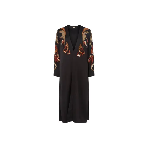 Temperley London Черное Женское Пальто