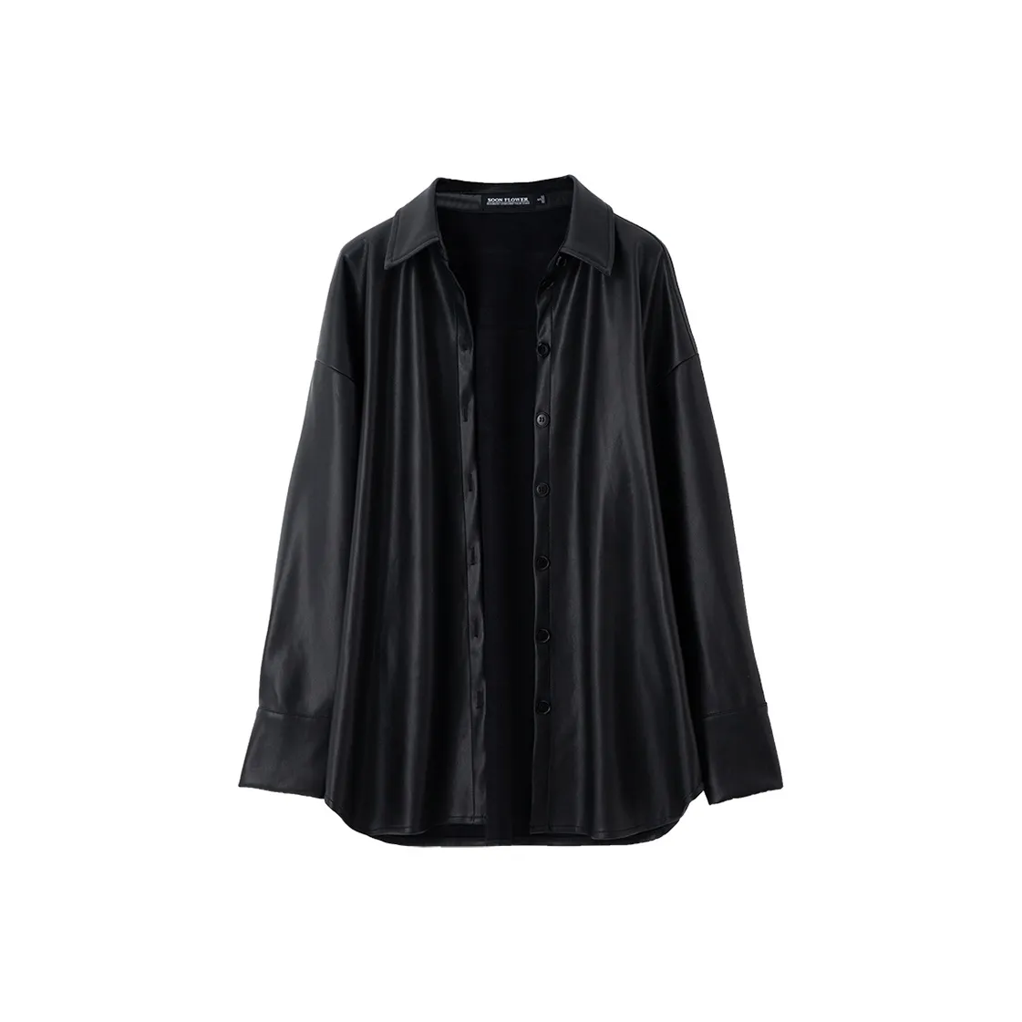 SOON FLOWER Leather Jacket Spring Women's Black