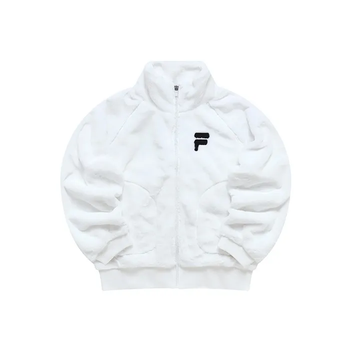 FILA FUSION SREET SPORT Velvet Jackets Women's Standard White
