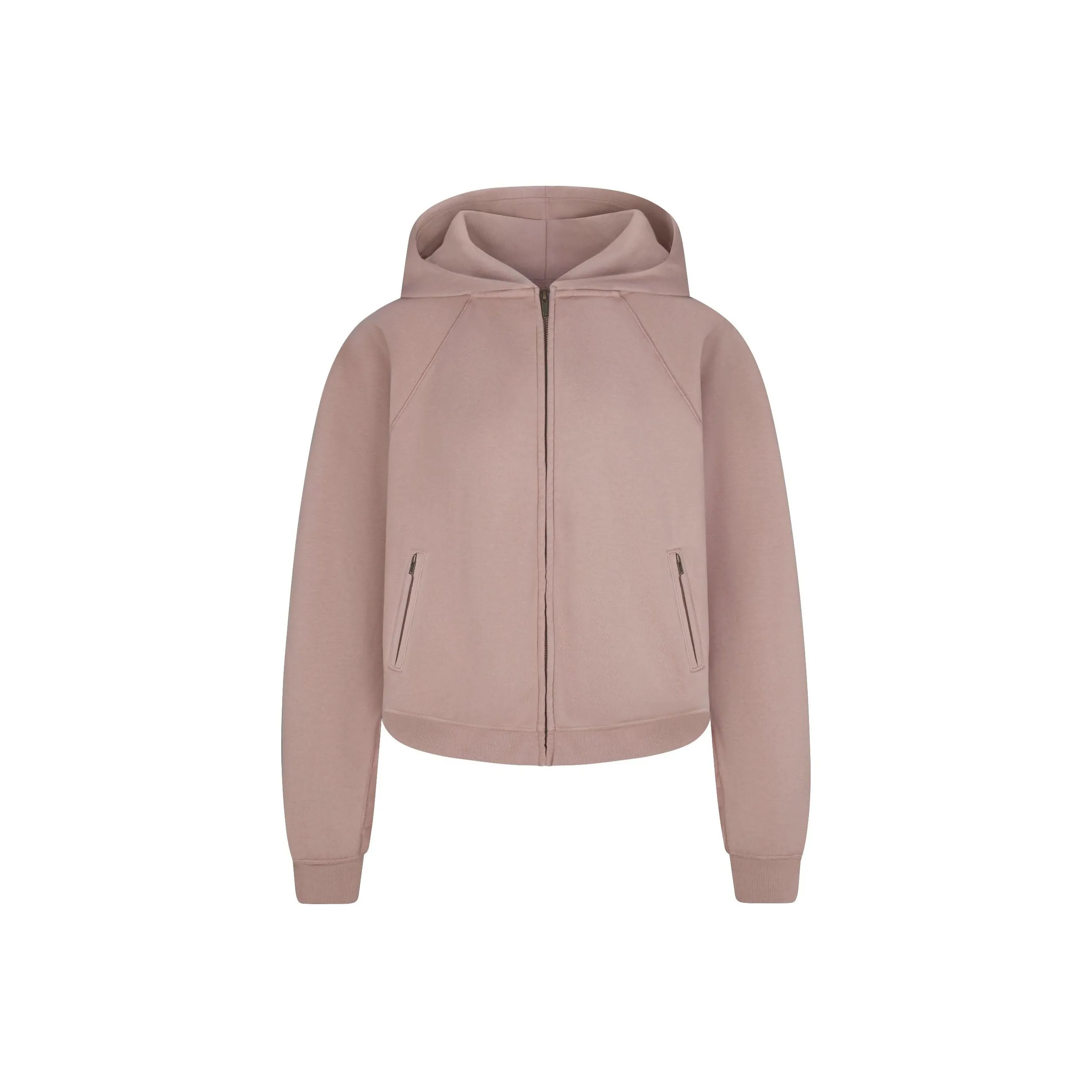 SKIMS SS25 FRENCH TERRY RELAXED ZIP UP HOODIE HOODIE Women's FAWN Олень