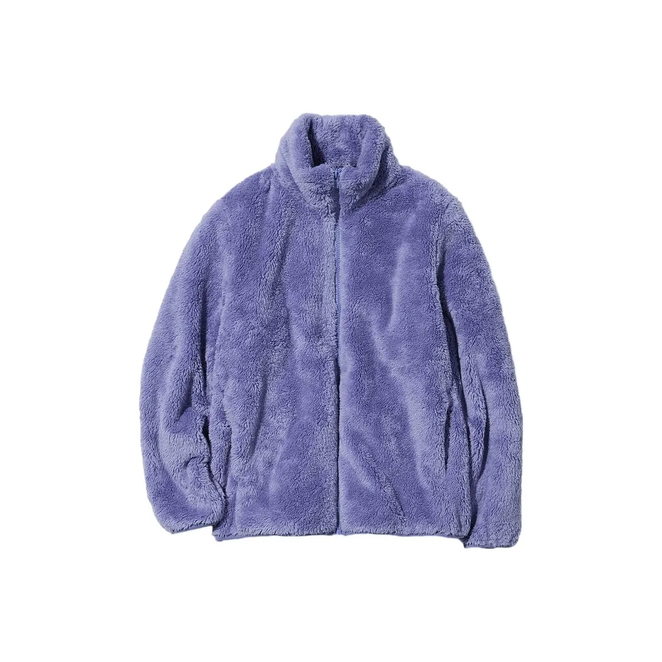 UNIQLO Бархат Feel Куртка Женская Фиолетовая