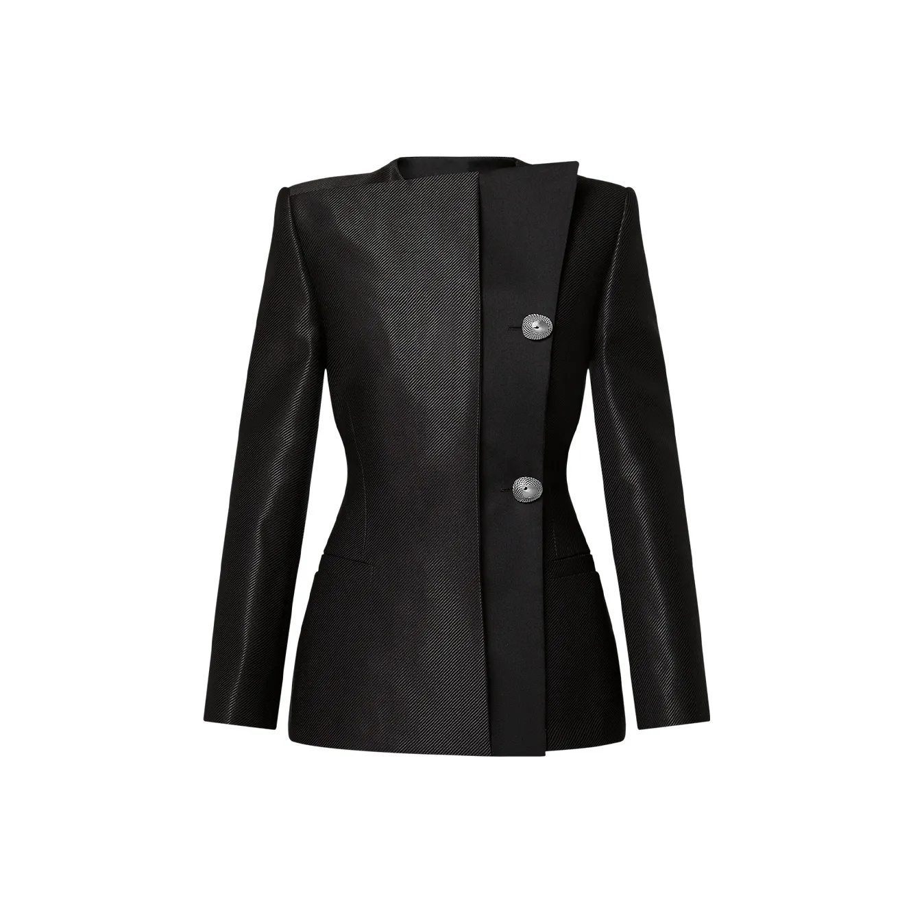 LOUIS VUITTON Asymmetrical Twill Blazer