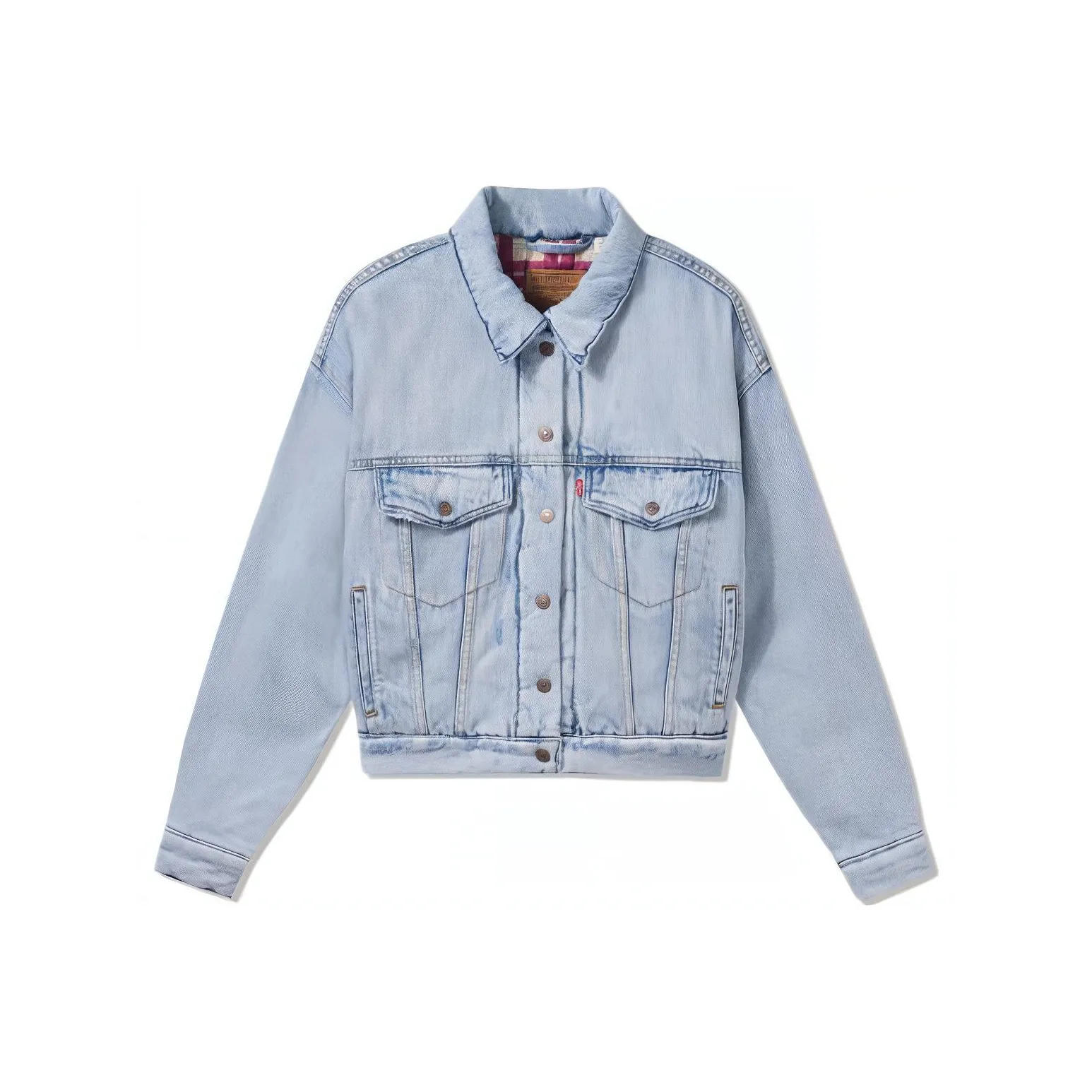 Levis Светло-синие Женские Джинсовые Куртки