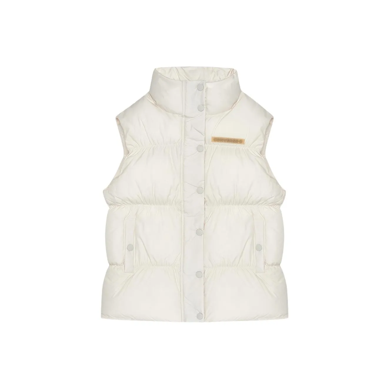 Конверс Сливочный Женские Жилеты