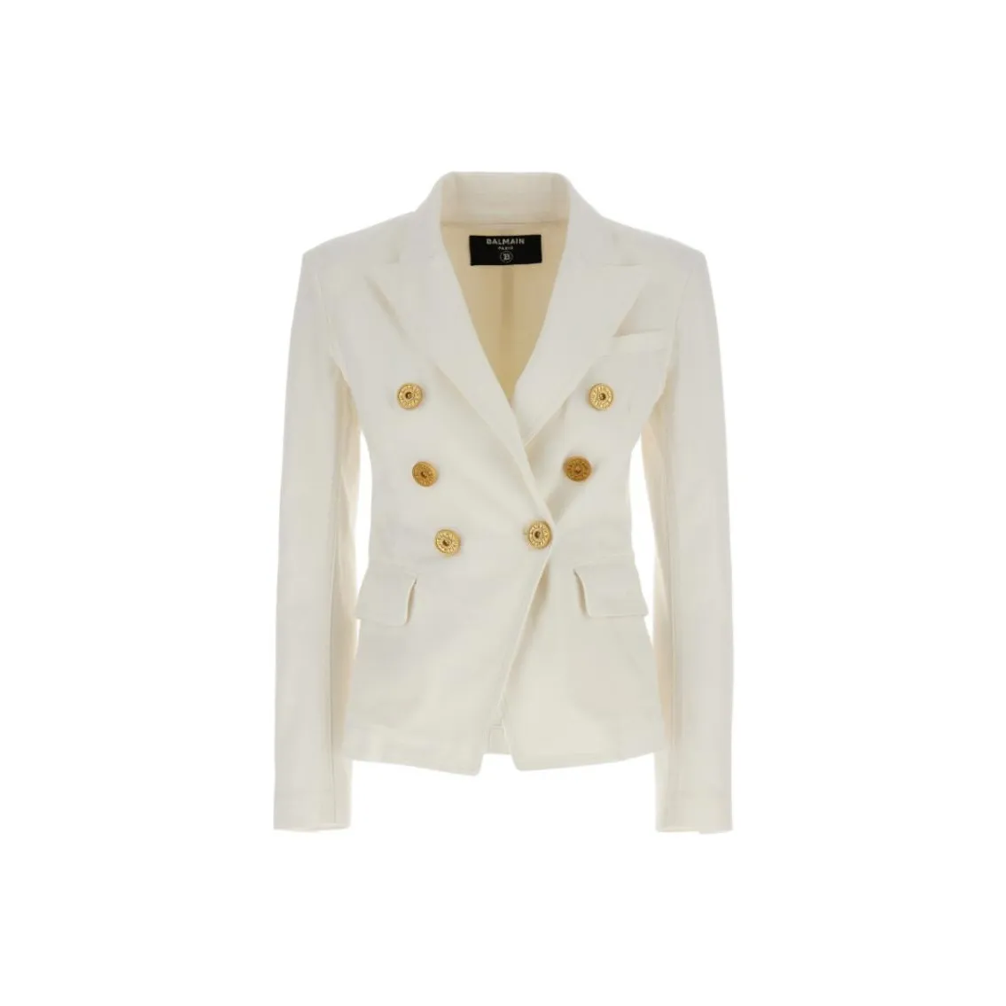 BALMAIN Button Detailed Denim Blazer