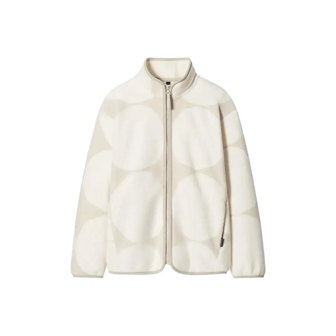 UNIQLO x Marimekko совместная серия SS24 Бархат Feel Куртка Женская Светло-Серый