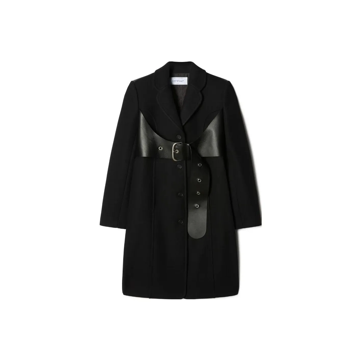 OFF WHITE Belted Single breasted Coat