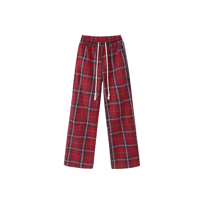 BDGU Red Women's Casual Pants BDGU Красный Женские Повседневные Брюки