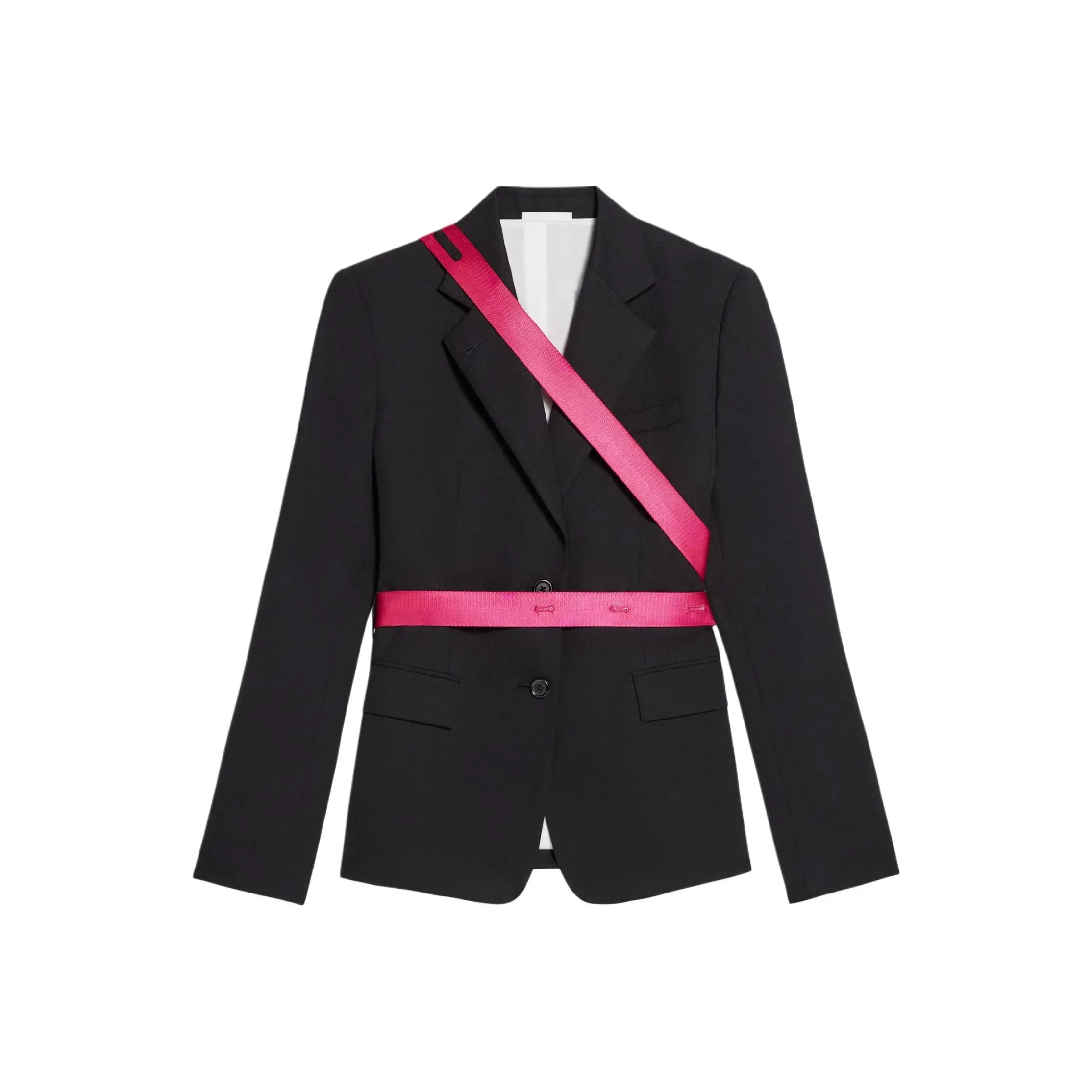 Helmut Lang Seatbelt Single Breasted Blazer