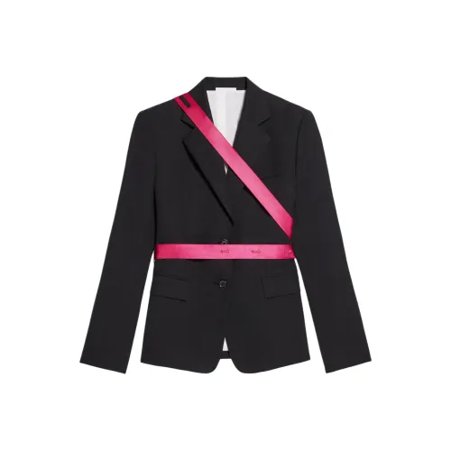 Helmut Lang Черный/Фуксия Женские Офисные Костюмы