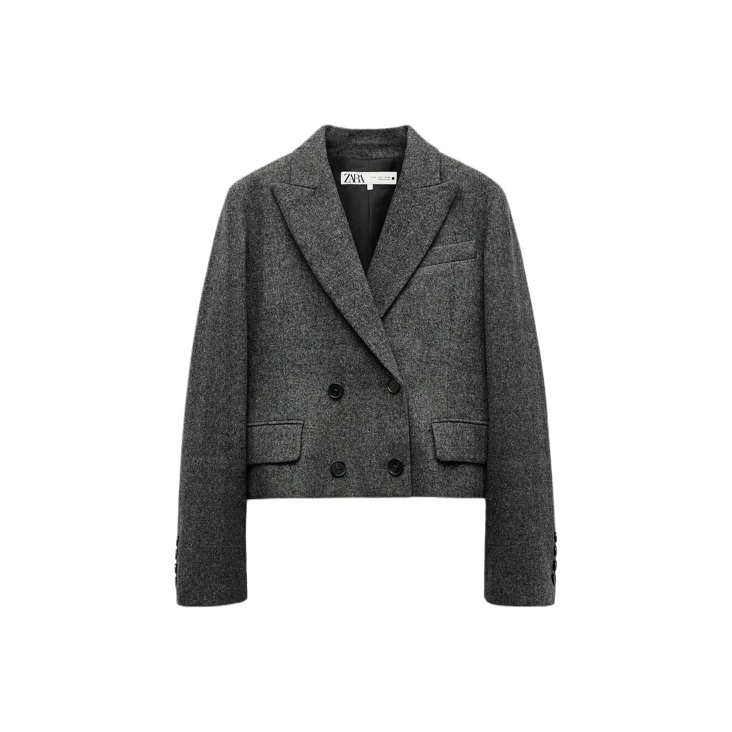ZARA ZW Series Business Suit Women's Gray