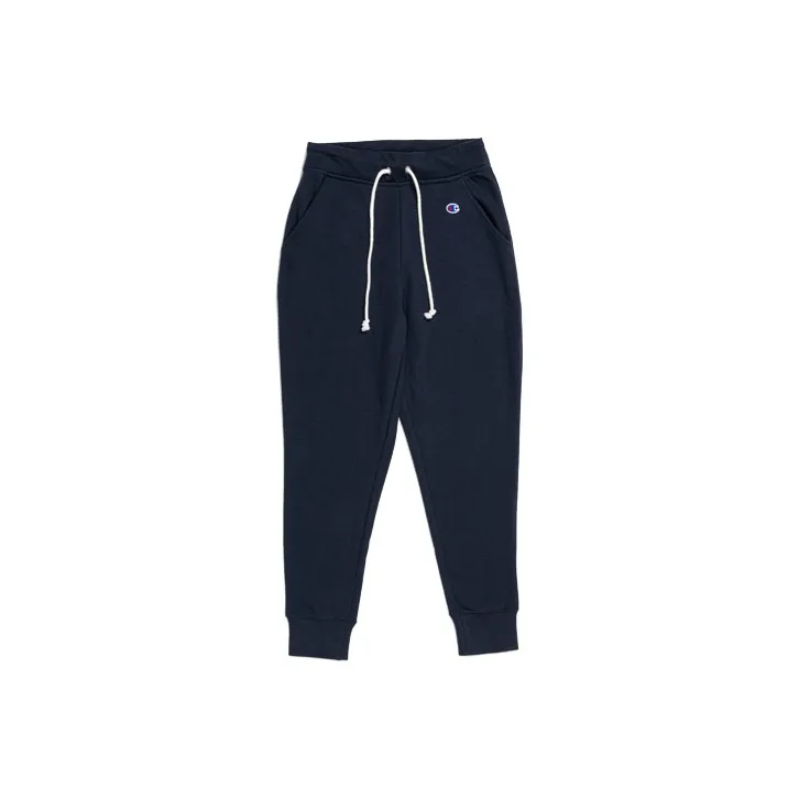 Champion Прямой крой Брюки Тренировочные Брюки Японская версия Женские Темно-синий