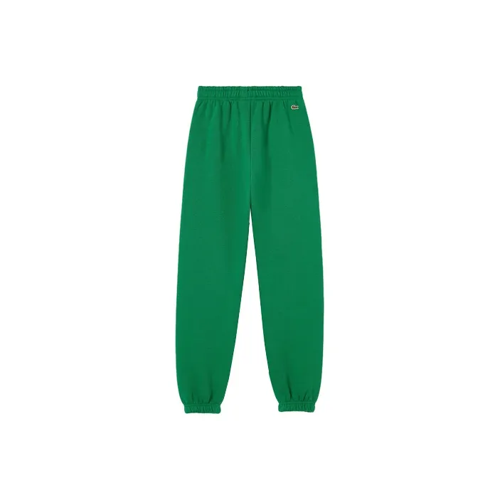 LACOSTE Collaboration Повседневные брюки Женские Темно-зеленый