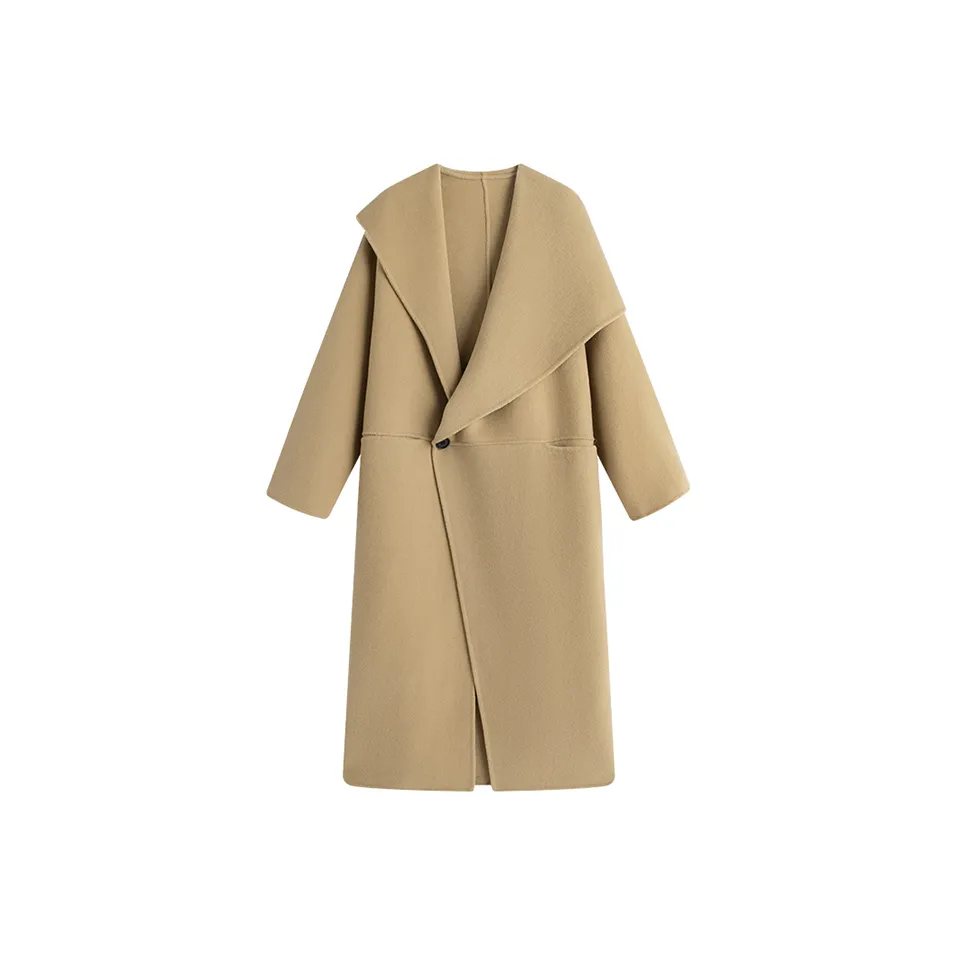 MOSIIMORII Coat Women's Cream Yellow
