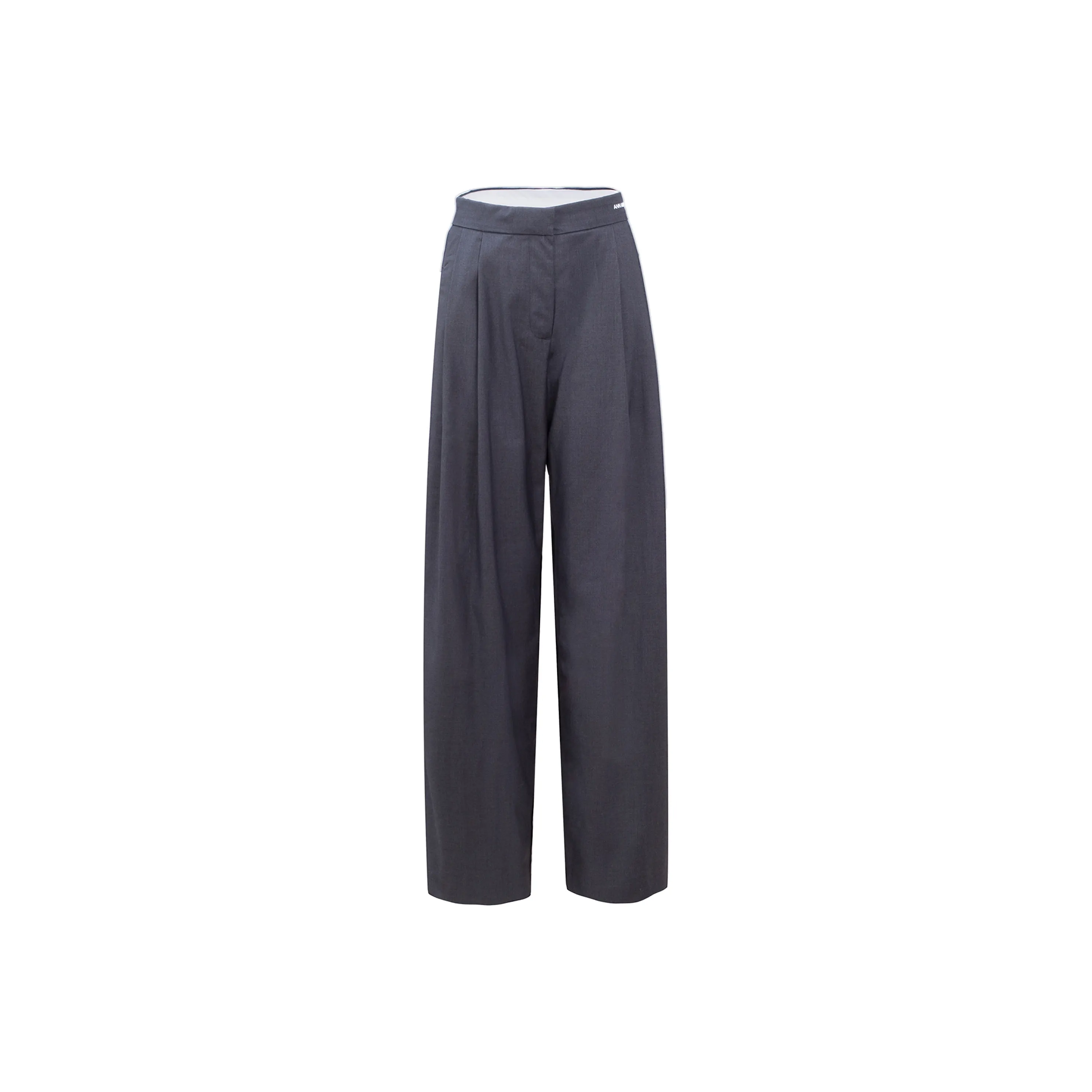 ANN ANDELMAN High Rise Casual Pants Women's Gray