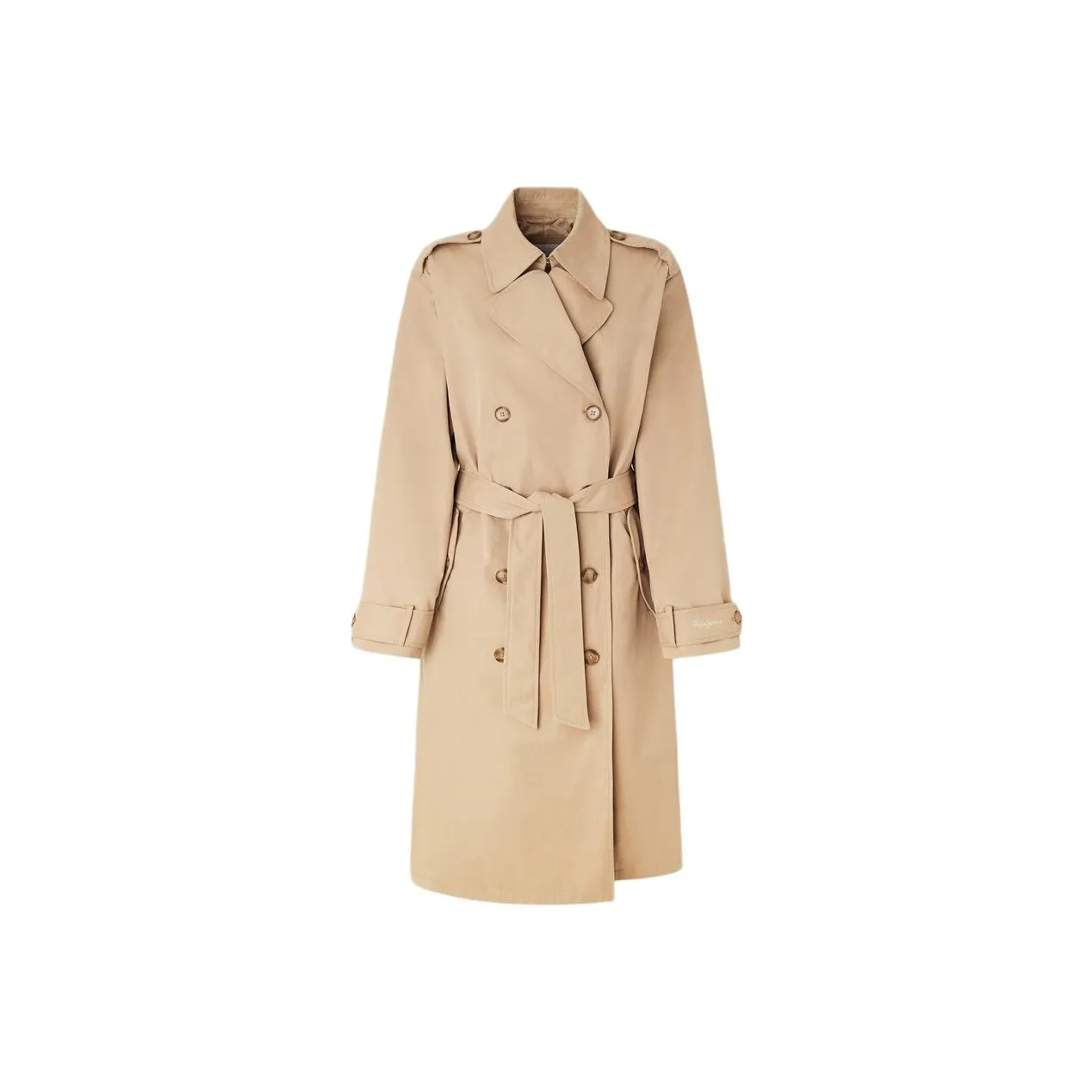 Pepe Jeans Classic Trench Coat With Belt Coat Women's Khaki