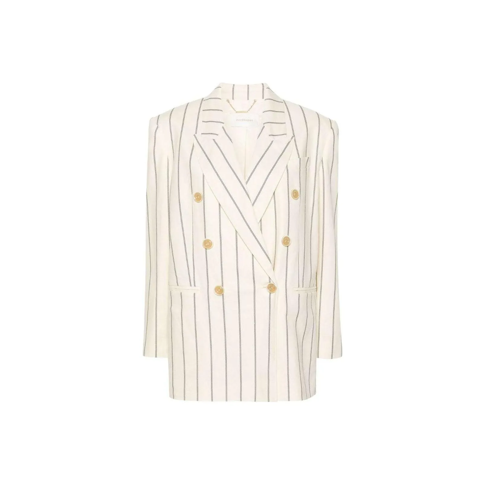 Zimmermann Pinstriped Double-breasted Blazer
