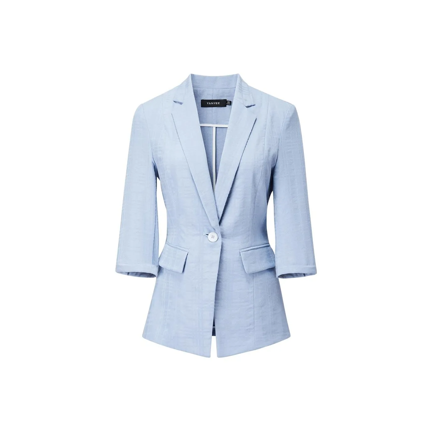 Yan Domain Бизнес-костюм женский светло-синий