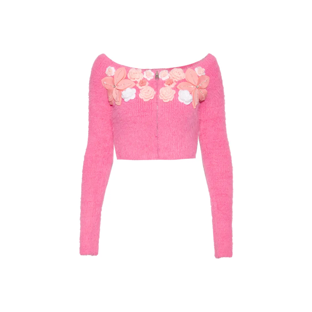CHICCO MAO Cropped Coats Women's Pink