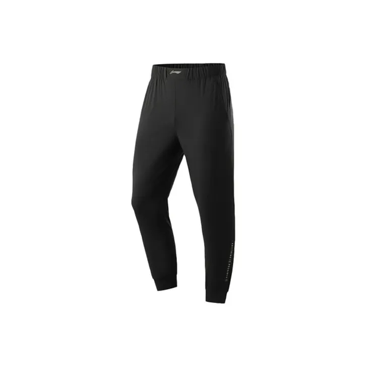 LINING Running Collection Черные Женские Вязаные Тренировочные Брюки