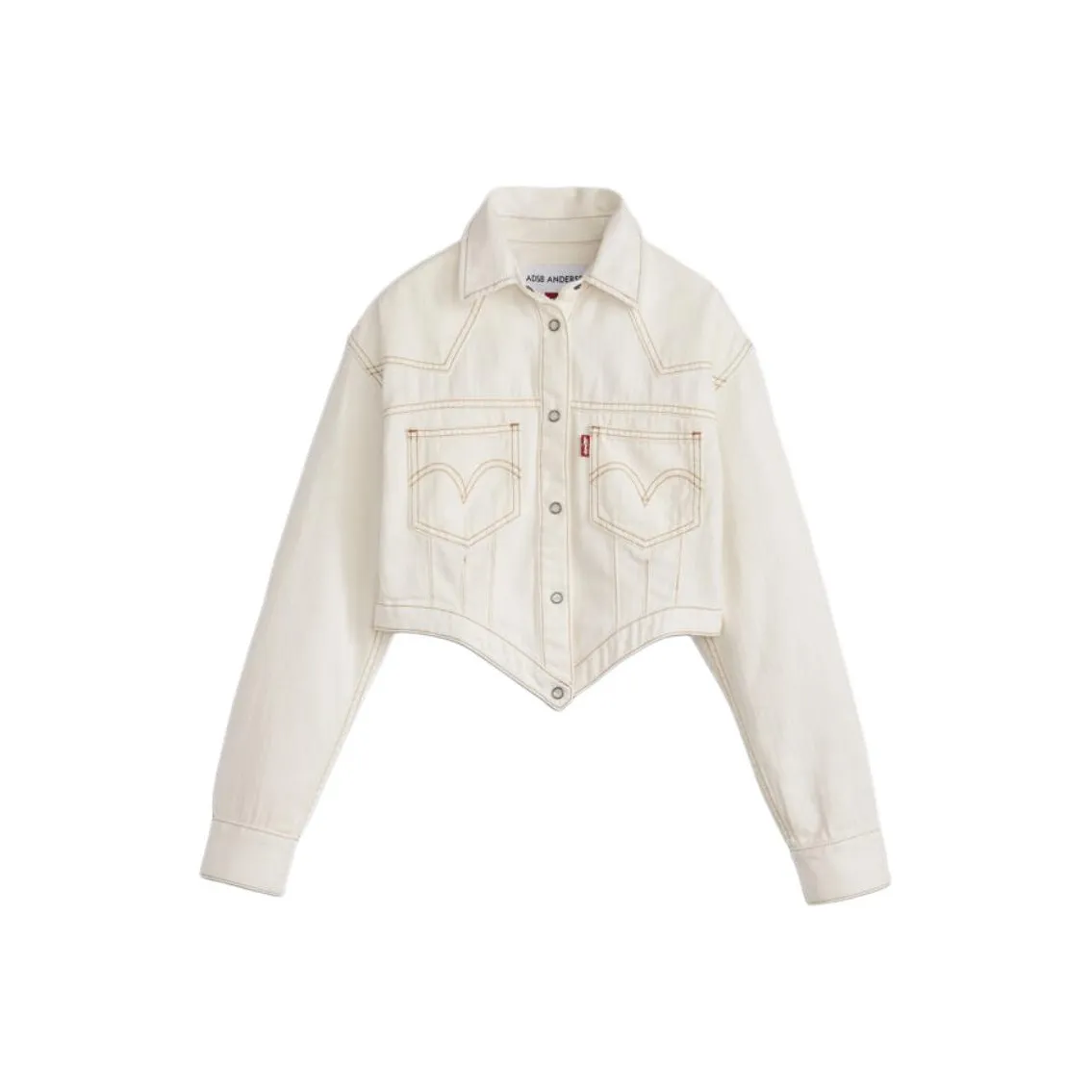 Andersson Bell X Levis ANDERSSON BELL Collaboration Denim Jackets Women's White