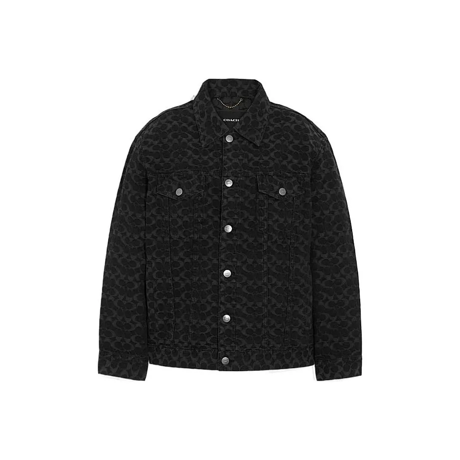 COACH FW22 Denim Jacket Women's Black