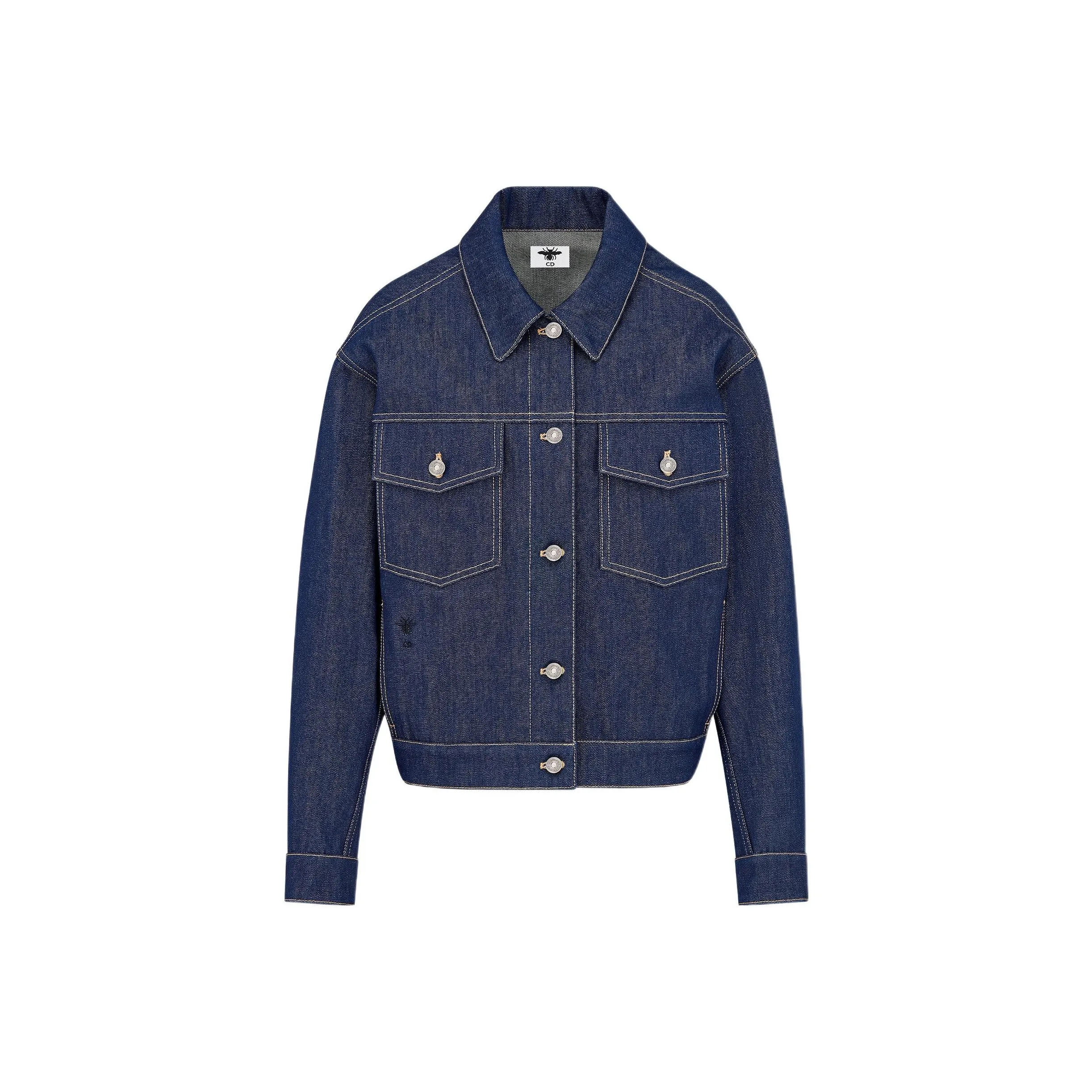 DIOR Dior Quarterly New Products FW22 Denim Jacket Women's Blue