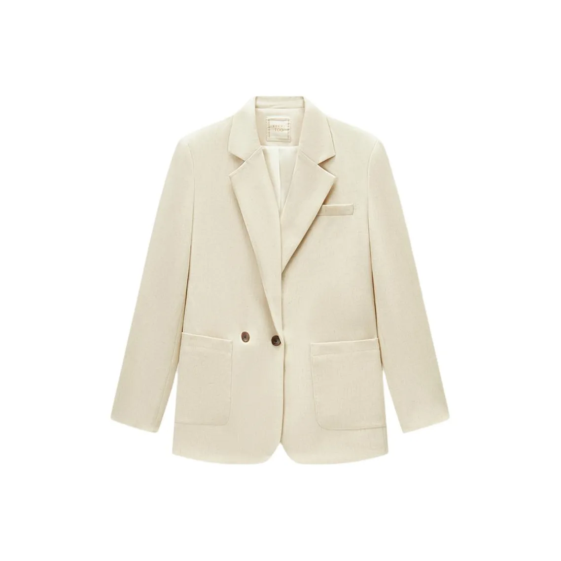 EICHITOO Бизнес-костюм Женский Бежевый Абрикос с отделкой