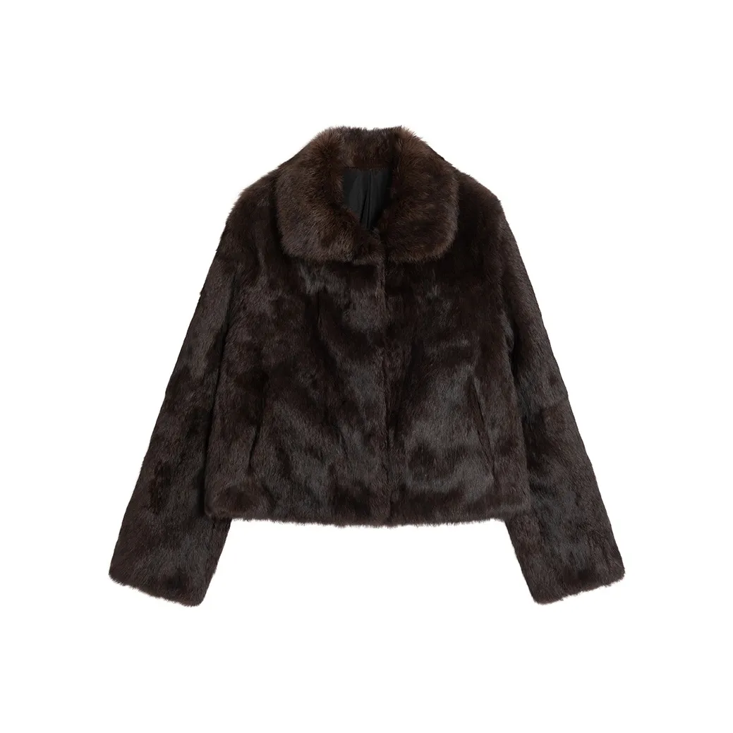 Ouyang Кофе Женские меховые изделия