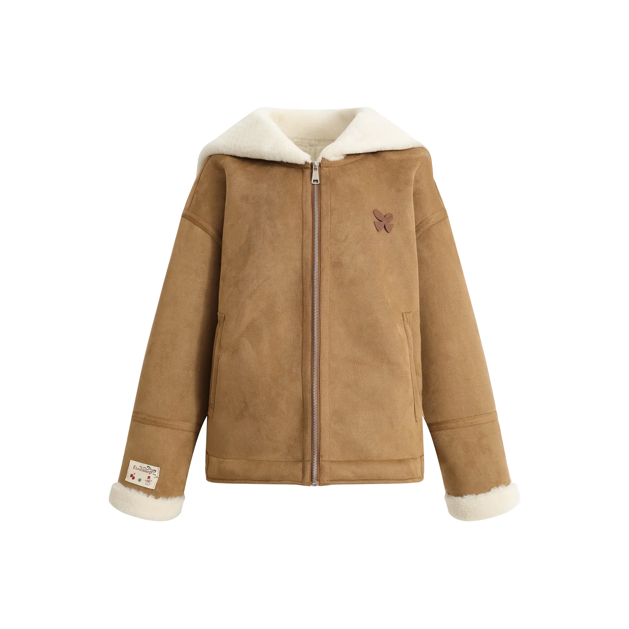 ELEVEN SLEEP Коричневый Женские Меховые изделия