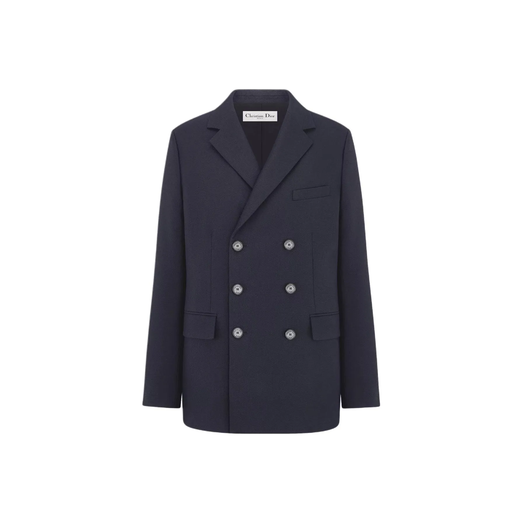DIOR SS25 Business Suit Coat Women's Marine Blue