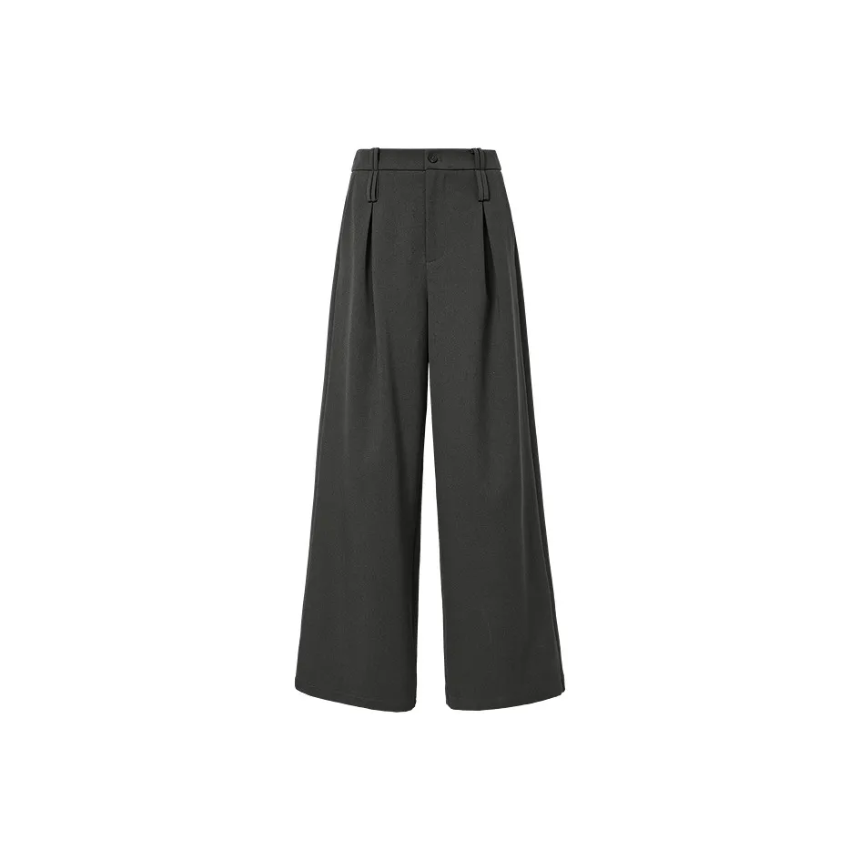 Hopeshow Повседневные брюки Женские Темно-серый