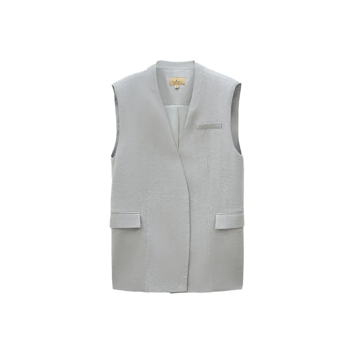 INSUN Светло-серые Женские Жилеты