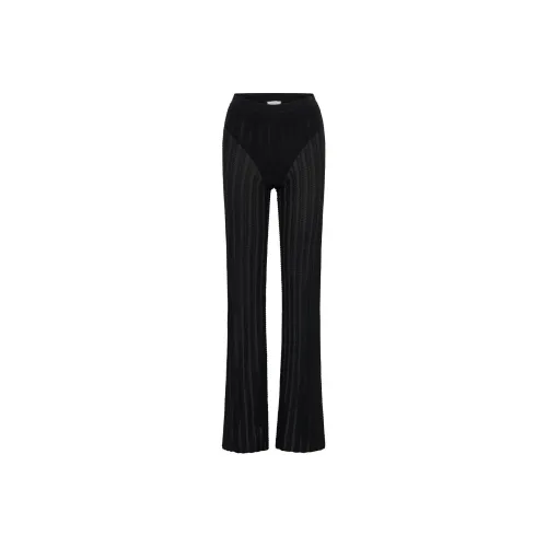 DION LEE Черные Женские Повседневные Брюки