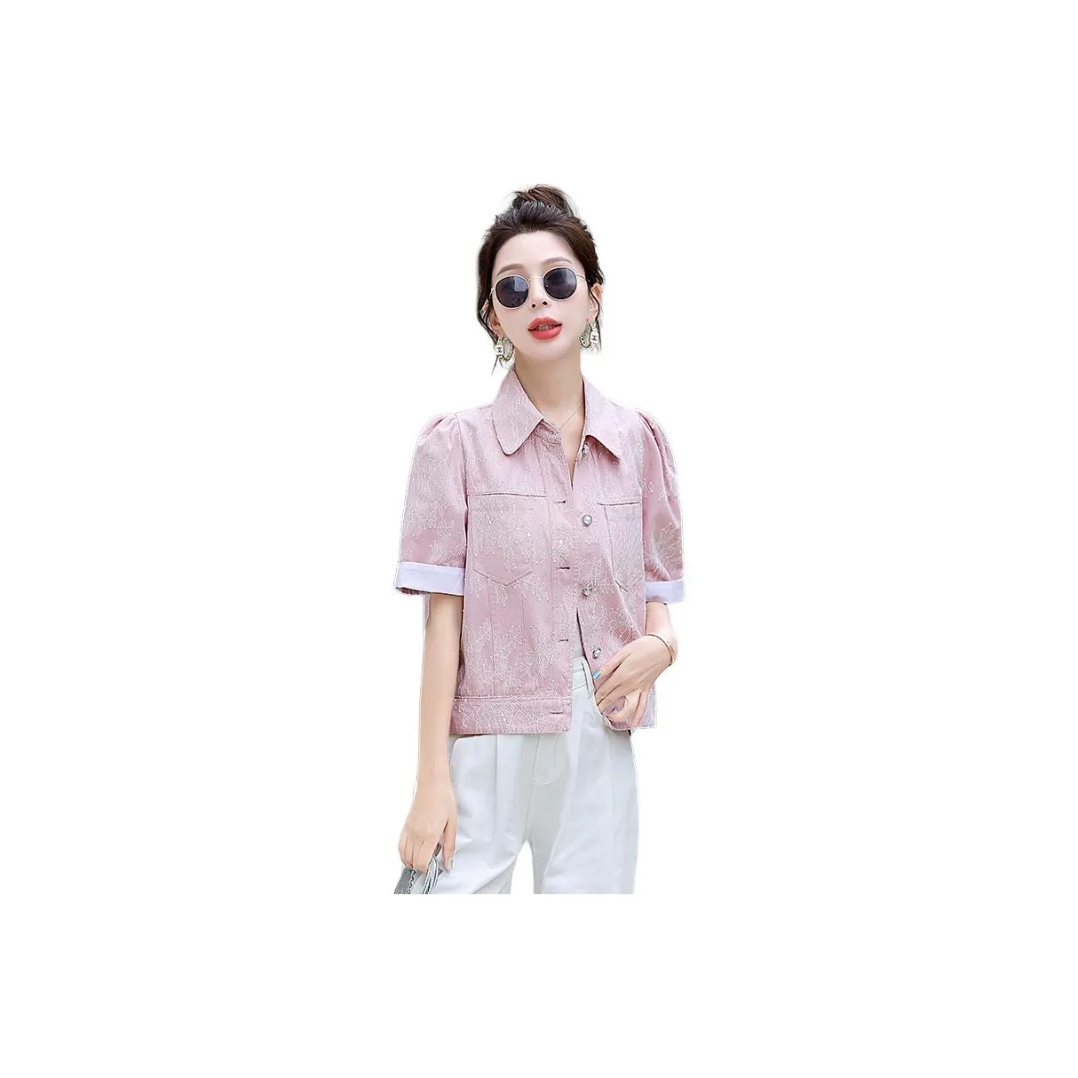 XIAOJUCHUANLI Джинсовая куртка Женская