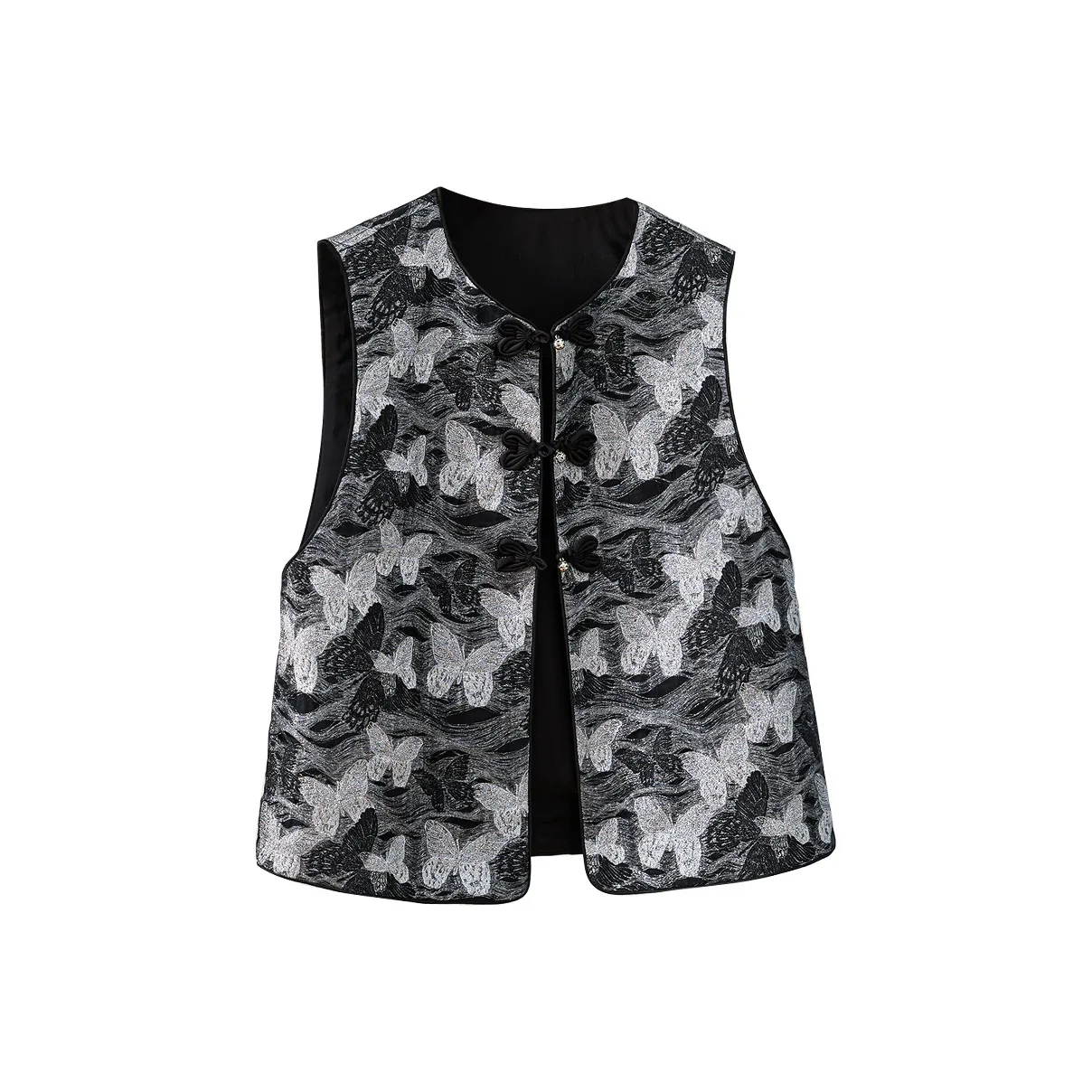 TOUCH Vest Women's Silver Black
