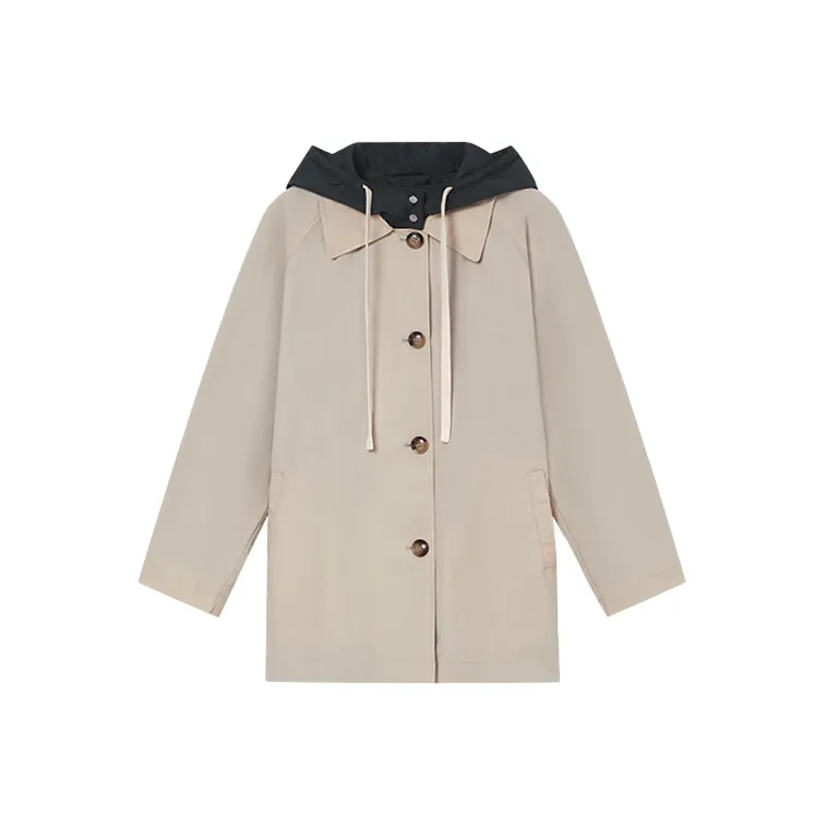 Orange Desire Тренчкот Женский Бежевый Верблюжий Синий