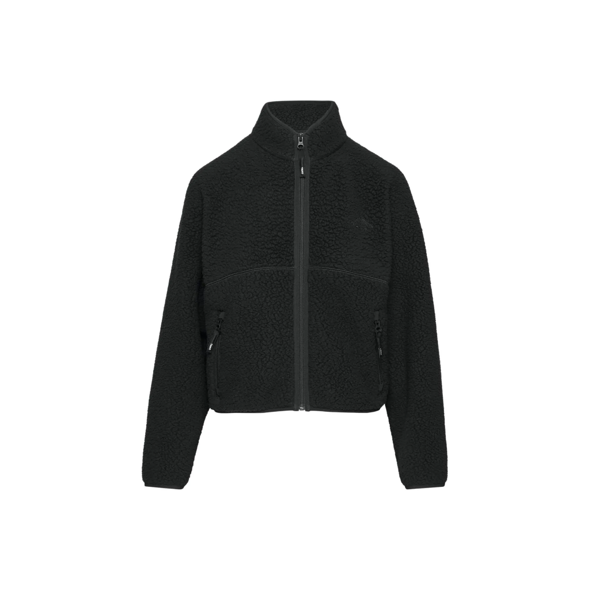 Aritzia TNA Polartec Термический Pro Вязаная Флисовая Куртка Женская Черная Черная